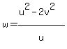 w=%28u%5E2-2v%5E2%29%2Fu%5E%22%22