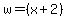 w=%28x%2B+2%29