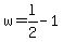 w=+l%2F2+-1