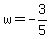 w=-3%2F5