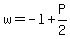 w=-l%2BP%2F2
