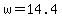 w=14.4
