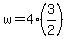 w=4%283%2F2%29