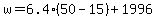 w=6.4%2850-15%29%2B1996