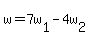w=7w%5B1%5D-4w%5B2%5D