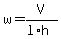 w=V%2F%28l%2Ah%29
