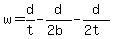 w=d%2Ft-d%2F%282b%29-d%2F%282t%29