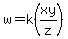 w=k%28xy%2Fz%29