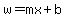 w=mx%2Bb