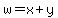 w=x%2By