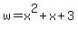 w=x%5E2%2Bx%2B3