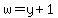 w=y%2B1