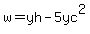 w=yh-5yc%5E2