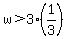 w%3E+3%281%2F3%29