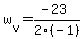 w%5Bv%5D=%28-23%29%2F2%28-1%29