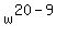 w%5E%2820-9%29