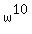 w%5E10