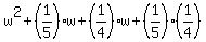 w%5E2%2B%281%2F5%29w%2B%281%2F4%29w%2B%281%2F5%29%281%2F4%29