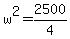 w%5E2=2500%2F4