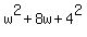 w%5E2+%2B+8w+%2B+4%5E2