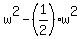 w%5E2-%281%2F2%29w%5E2