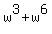 w%5E3%2Bw%5E6