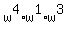 w%5E4+%2A+w%5E1+%2A+w%5E3