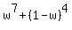 w%5E7+%2B+%281-w%29%5E4