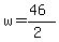 w+=+%2846%29%2F%282%29