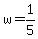 w+=+1%2F5