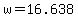 w+=+16.638