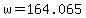 w+=+164.065