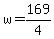 w+=+169%2F4