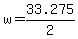 w+=+33.275%2F2