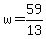w+=+59%2F13