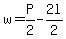w+=+P%2F2+-+2l%2F2