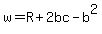 w+=+R%2B2bc-b%5E2+