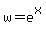 w+=+e%5Ex