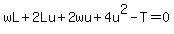 wL%2B2Lu%2B2wu%2B4u%5E2-T=0