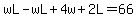 wL-wL%2B4w%2B2L=66