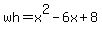 wh=x%5E2-6x%2B8