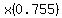 x%280.755%29