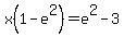 x%281-e%5E2%29+=+e%5E2-3