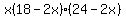x%2818-2x%29%2824-2x%29
