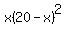 x%2820-x%29%5E2