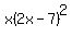 x%282x+-+7%29%5E2