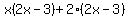 x%282x-3%29%2B2%282x-3%29