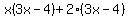 x%283x-4%29%2B2%283x-4%29
