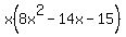 x%288x%5E2-14x-15%29