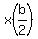 x%28b%2F2%29